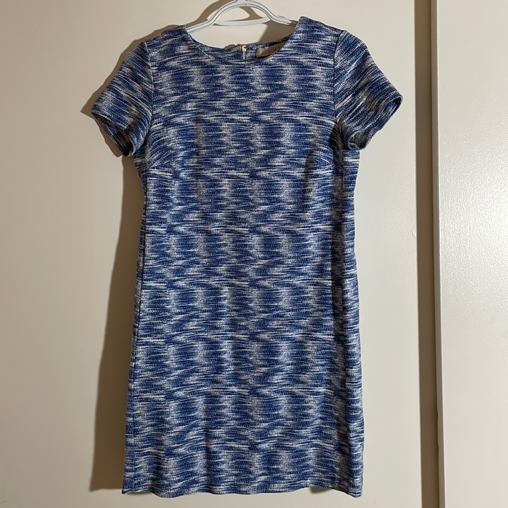Loft 00P spacedye light blue dress